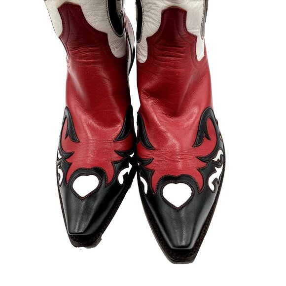 $1.9K 6.5 C Wide back At The Ranch Heart And Sole Cowgirl Boots - Picture 5 of 12